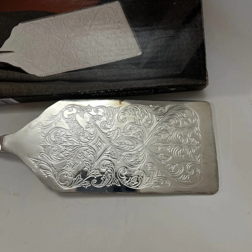 Godinger Silver Lasagna Server Silver Plated 1987 No. 5048 Vintage